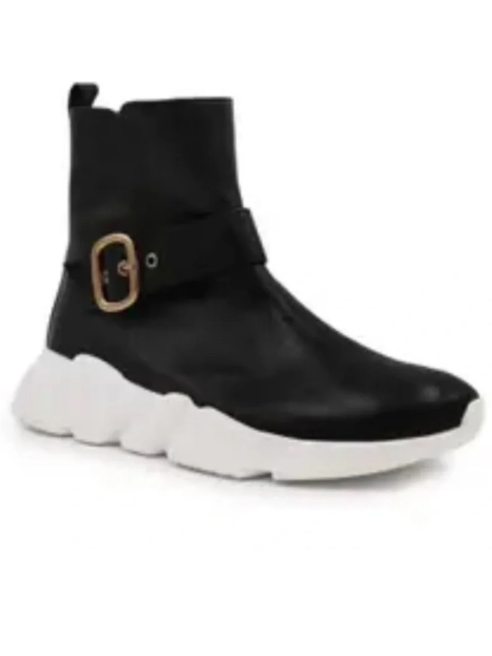 Valentina Rangoni Joie Handan black leather platform sneaker boots size 37
